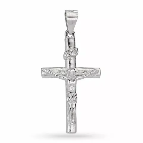 Kollektionsprov kors zirkon hängen i silver