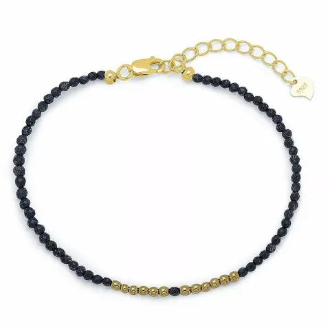 sort armband med onyxer og hematite.