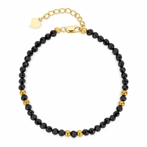sort armband med onyxer