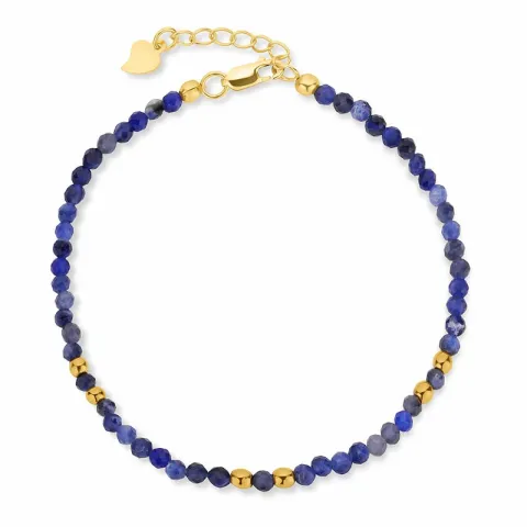 blå armband med sodalit