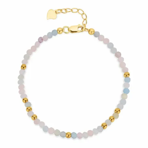 multifärgade armband med morganit