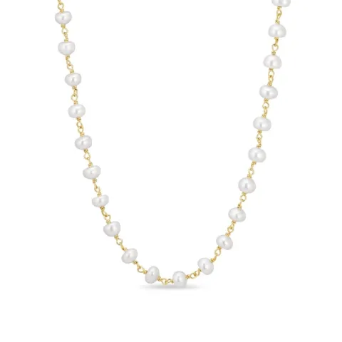 5,5 mm halsband med sötvattenspärlor