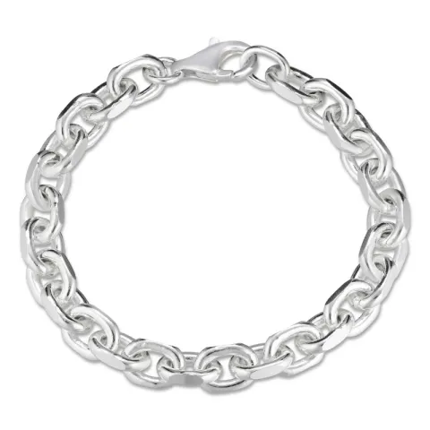 Ankerarmband i silver 20 cm x 6,6 mm