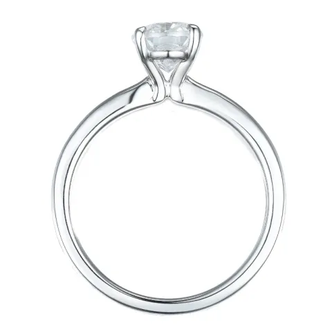 lab grown diamant solitärring i 14  karat vitguld 2,0 ct