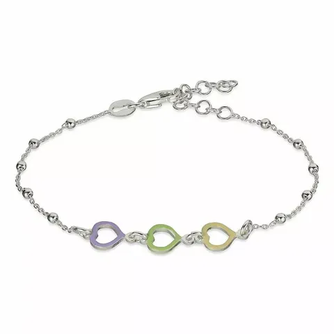 hjärta armband i silver med hjärthängen i silver
