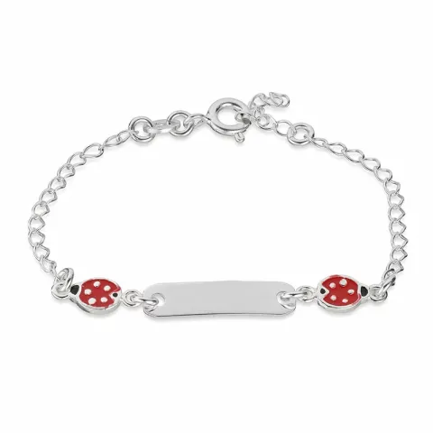 Kollektionsprov nyckelpiga armband i silver med nyckelpiga i silver