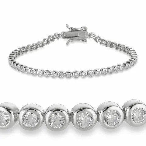 Kollektionsprov tennisarmband i silver  x 3,2 mm