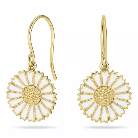 15 mm prästkrage örhängen i förgyllt silver - Marie
