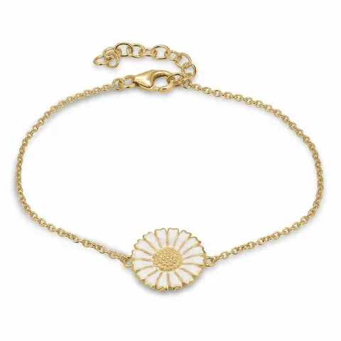14 mm prästkrage armband i förgyllt silver - Marie