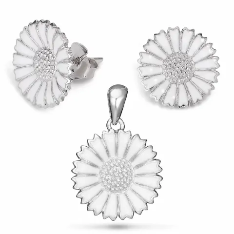 Kollektionsprov prästkrage smycke set i silver