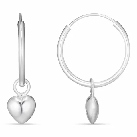 Kollektionsprov hjärta creol i silver