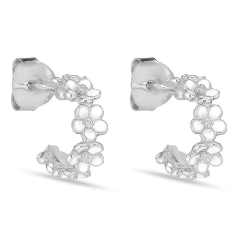 12 mm prästkrage creol i silver - Majse