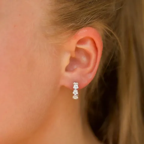 12 mm prästkrage creol i silver - Majse