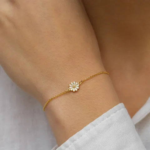 prästkrage armband i förgyllt silver - Maggie