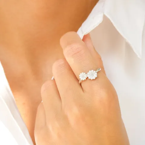 prästkrage ring i silver - Maggie