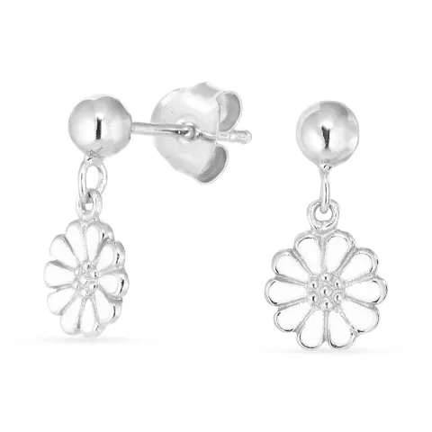 8 mm prästkrage örhängestift i silver - Maggie