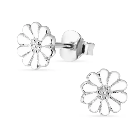 6,5 mm prästkrage örhängestift i silver - Maggie
