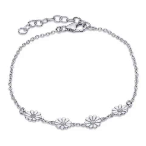 prästkrage armband i silver - Maggie