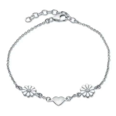 prästkrage armband i silver - Maggie