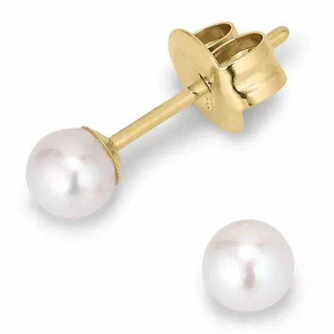 4-4,5 mm pärlörhängestift i 14 karat guld
