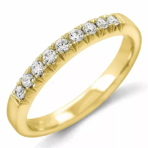 Diamant alliancring i 14  karat guld 0,24 ct