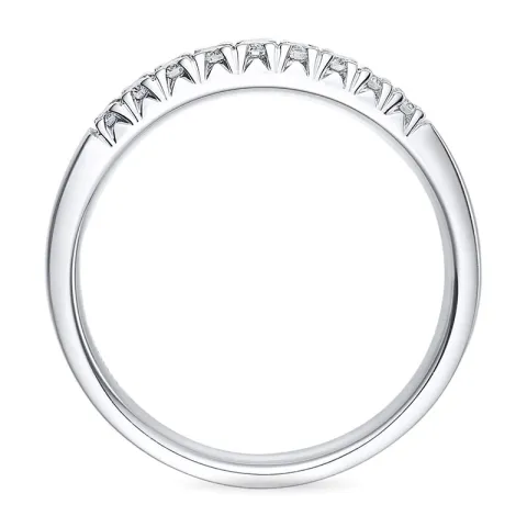 Diamant alliancring i 14  karat vitguld 0,25 ct