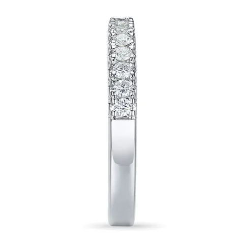 Diamant alliancring i 14  karat vitguld 0,25 ct