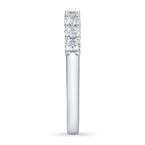 Diamant alliancring i 14 karat vitguld 0,33 ct