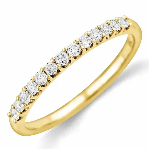 Kollektionsprov diamant alliancring i 14 karat guld 0,25 ct