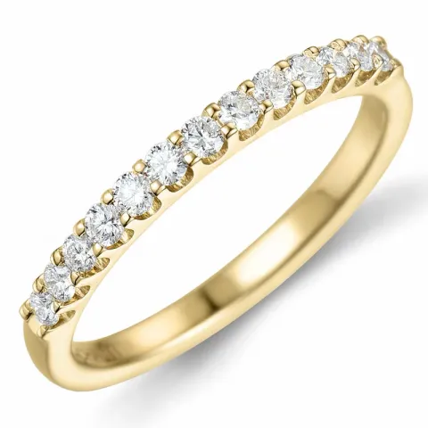 Diamant alliancring i 14  karat guld 0,25 ct