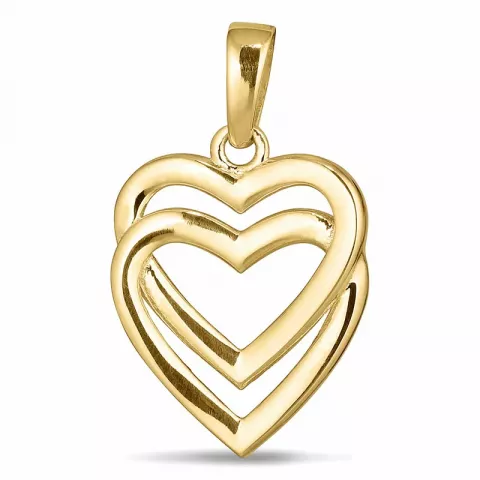 hjärta hängen i 8 karat guld