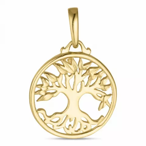 11,5 mm livets träd hängen i 8 karat guld