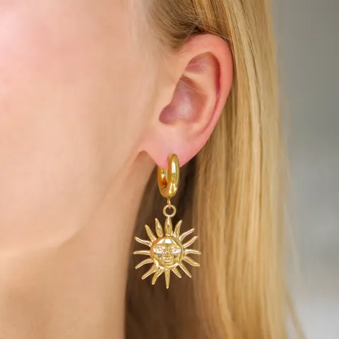 vattentät sol creol i förgyllt stål - OCEANA