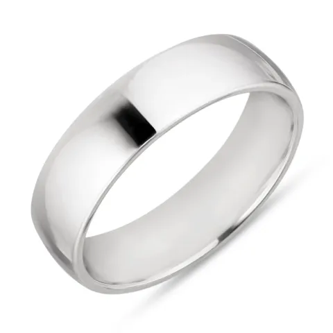 Vigselsring i silver