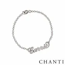 namnarmband i silver