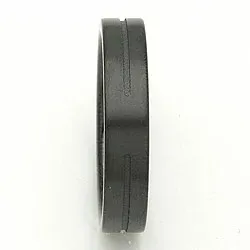 Vigselsring i svart stål