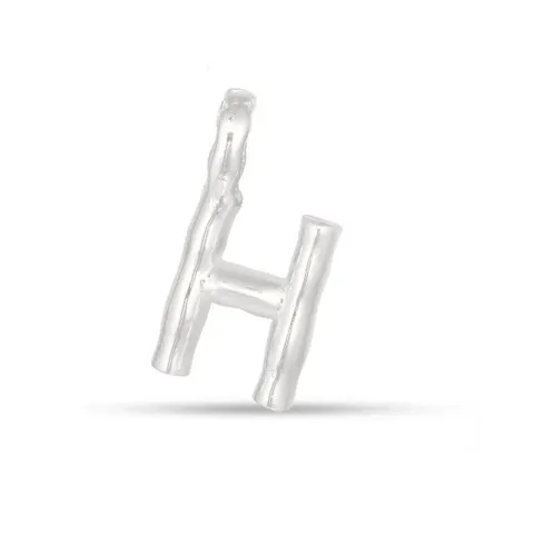 bokstav h hängen i silver - My Letter