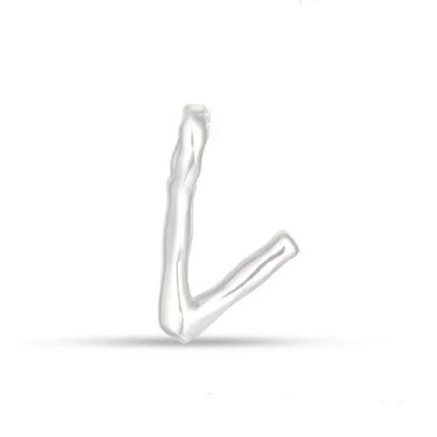 bokstav v hängen i silver - My Letter