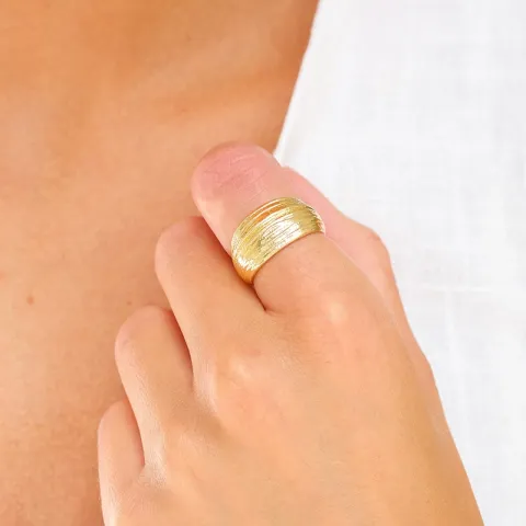 ring i förgylld mässing - Eliné