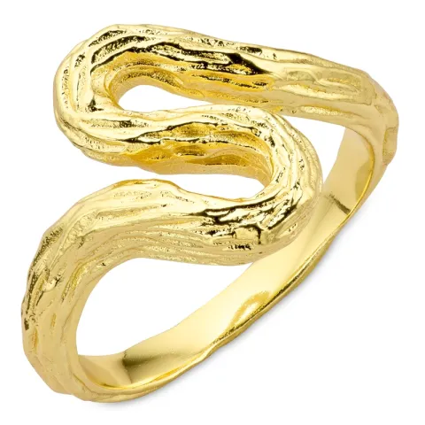 ring i förgylld mässing