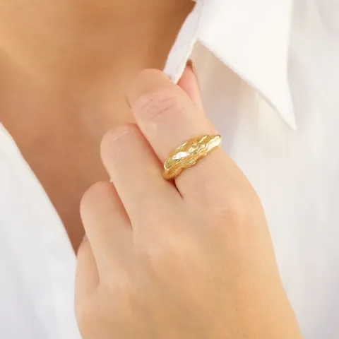 ring i förgylld mässing - Eliné