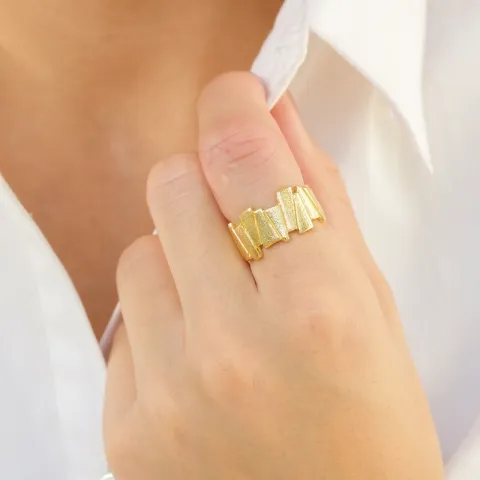 ring i förgylld mässing - Eliné