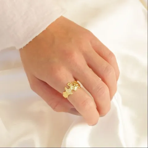 ring i förgylld mässing - Eliné