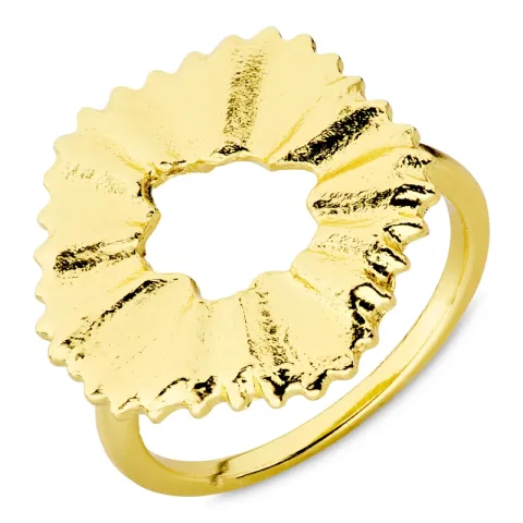 blommor ring i förgylld mässing - Eliné