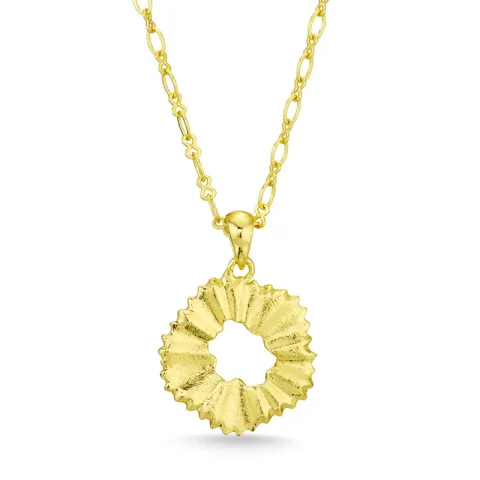 blommor halsband i förgylld mässing - Eliné