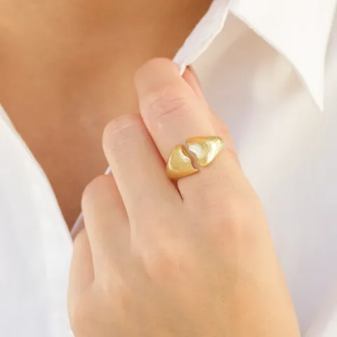 ring i förgylld mässing - Eliné