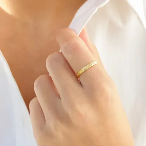 ring i förgylld mässing - Eliné
