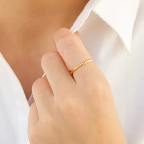 ring i förgylld mässing - Eliné