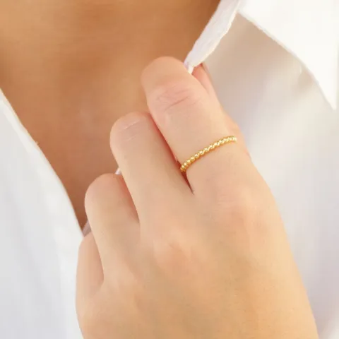 ring i förgylld mässing - Eliné