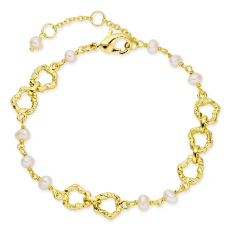pärla armband i förgylld mässing - Eliné
